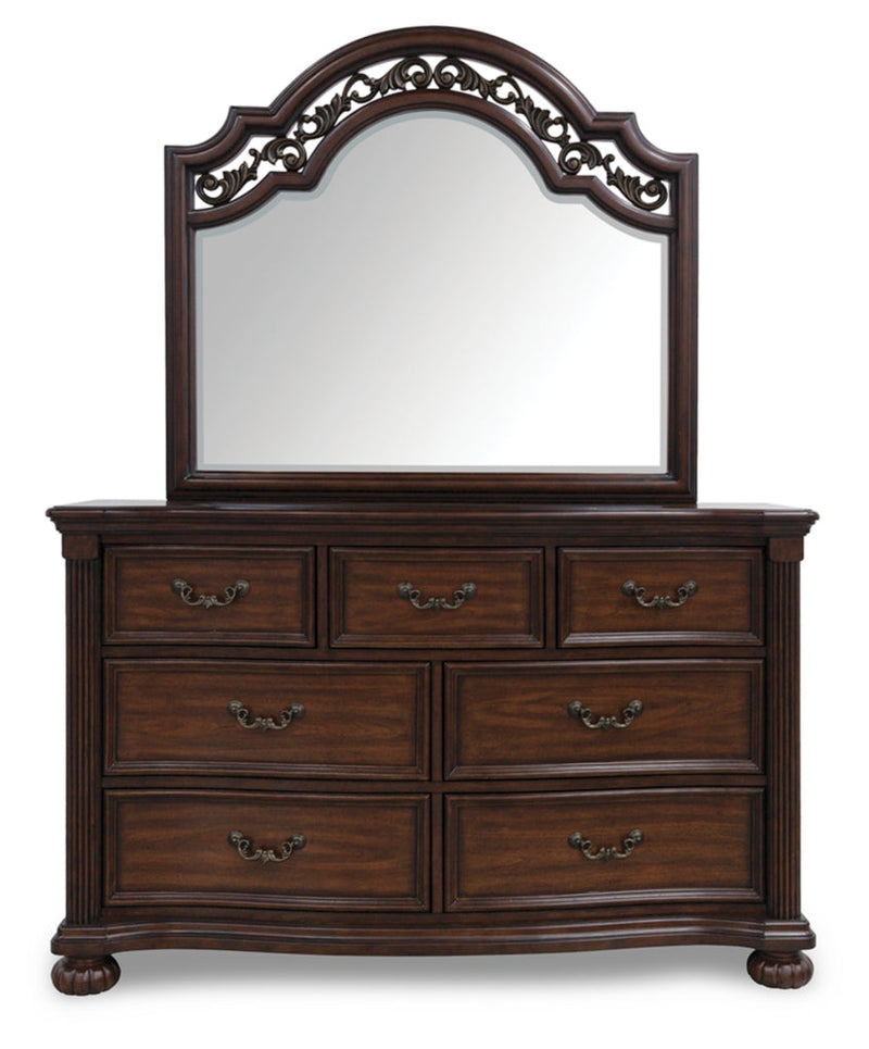 Lavinton Poster Bed, Dresser, Mirror, Chest & Nightstand, Bedroom Set