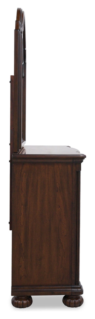 Lavinton Poster Bed, Dresser, Mirror, Chest & Nightstand, Bedroom Set