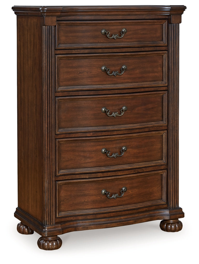 Lavinton Dresser & Chest Five Drawer Chest