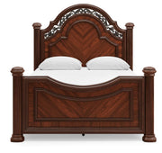 Lavinton Poster Bed, Dresser, Mirror, Chest & Nightstand, Bedroom Set