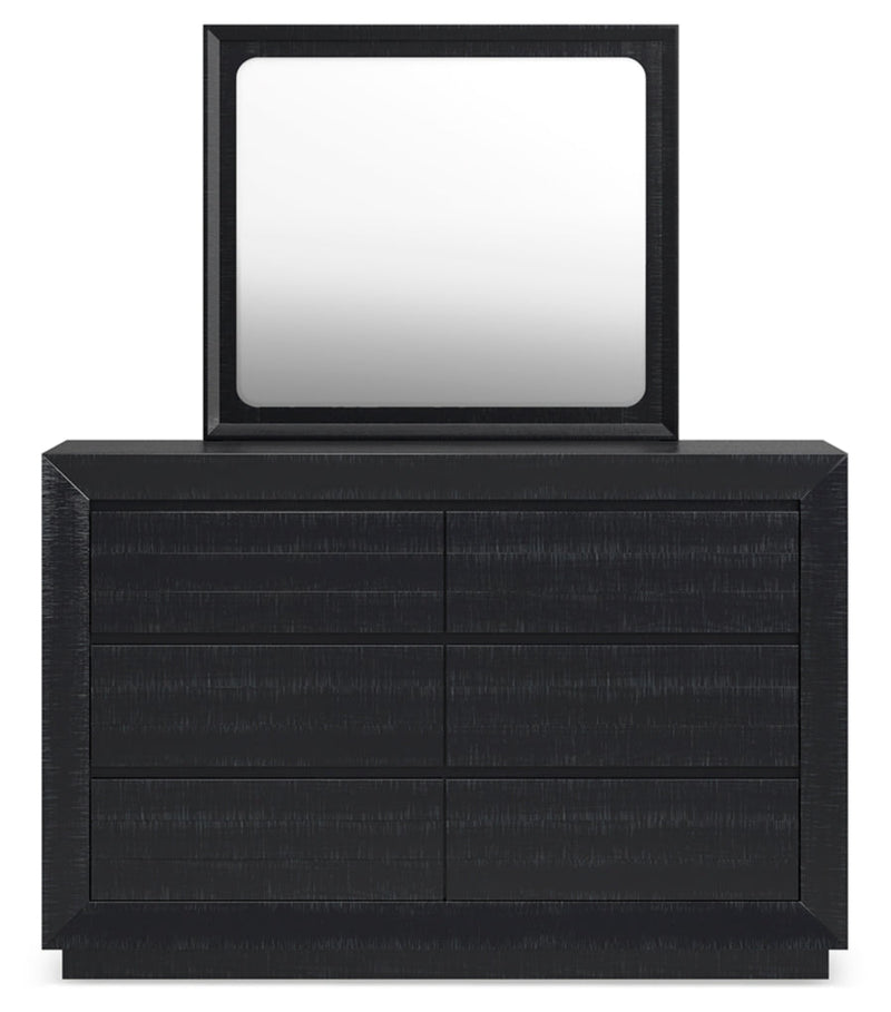 Londer Panel Bed, Dresser, Mirror & Nightstand, Bedroom Set