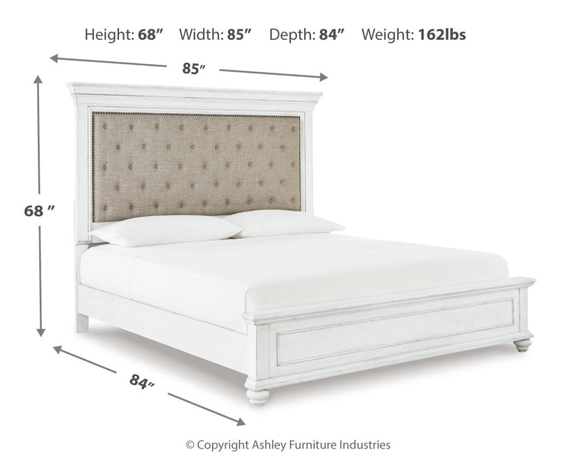 Kanwyn Panel Bed, Dresser, Mirror, Chest & Nightstand, Bedroom Set
