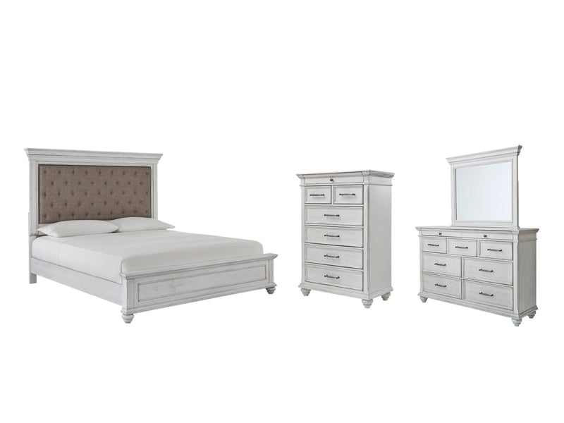 Kanwyn Panel Bed, Dresser, Mirror, Chest & Nightstand, Bedroom Set