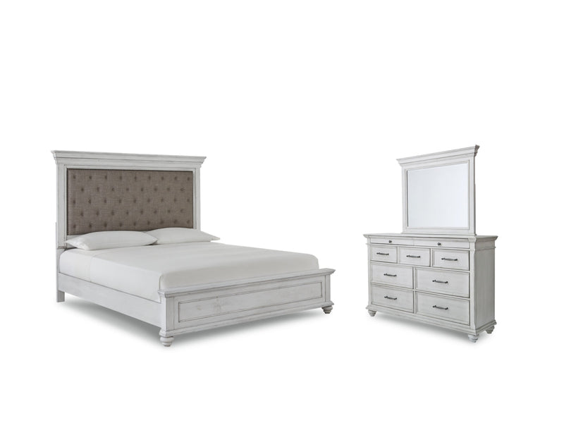 Kanwyn Panel Bed, Dresser, Mirror, Chest & Nightstand, Bedroom Set