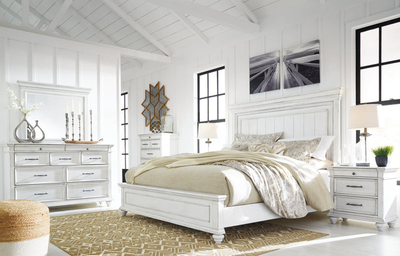 Kanwyn Panel Bed, Dresser, Mirror, Chest & Nightstand, Bedroom Set