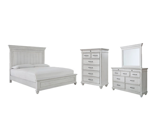 Kanwyn Panel Bed, Dresser, Mirror, Chest & Nightstand, Bedroom Set Queen Panel Bed Dresser, Mirror & Chest