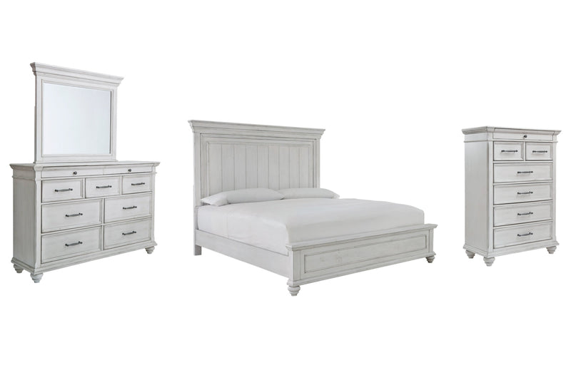 Kanwyn Panel Bed, Dresser, Mirror, Chest & Nightstand, Bedroom Set