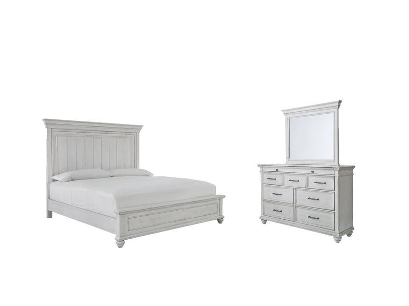 Kanwyn Panel Bed, Dresser, Mirror, Chest & Nightstand, Bedroom Set
