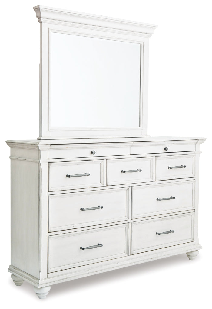 Kanwyn Panel Bed, Dresser, Mirror, Chest & Nightstand, Bedroom Set