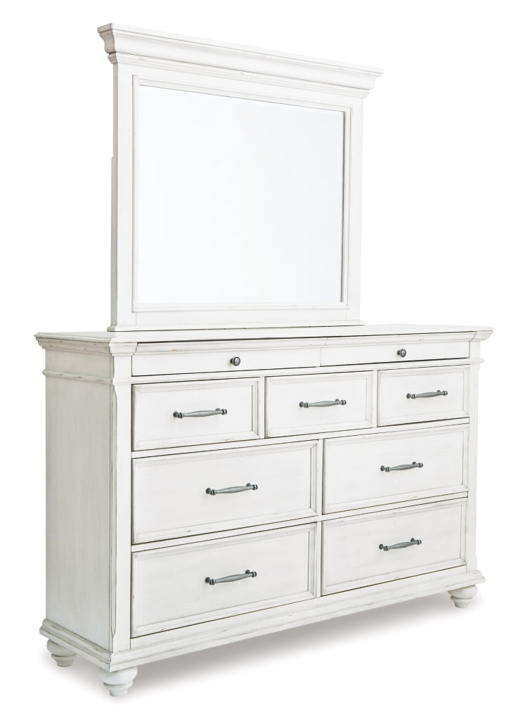 Kanwyn Panel Bed, Dresser, Mirror, Chest & Nightstand, Bedroom Set