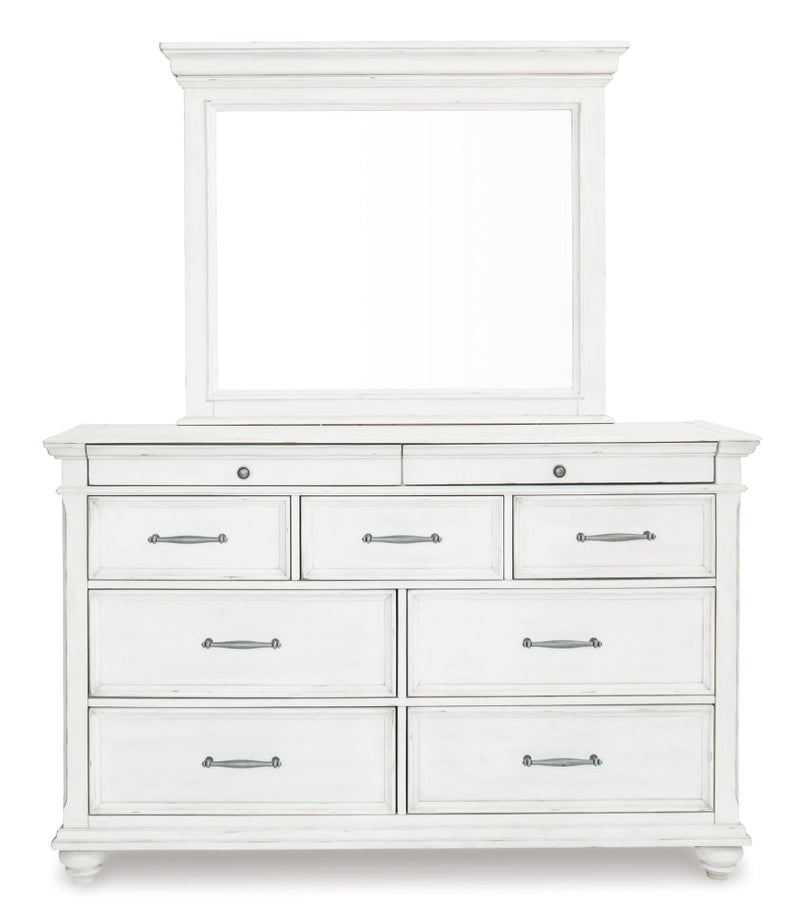 Kanwyn Panel Bed, Dresser, Mirror, Chest & Nightstand, Bedroom Set