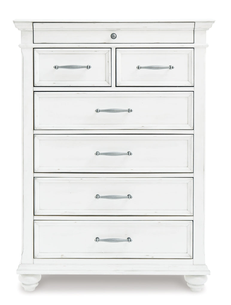 Kanwyn Panel Bed, Dresser, Mirror, Chest & Nightstand, Bedroom Set