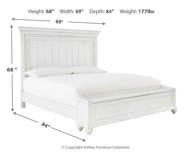 Kanwyn Panel Bed, Dresser, Mirror, Chest & Nightstand, Bedroom Set