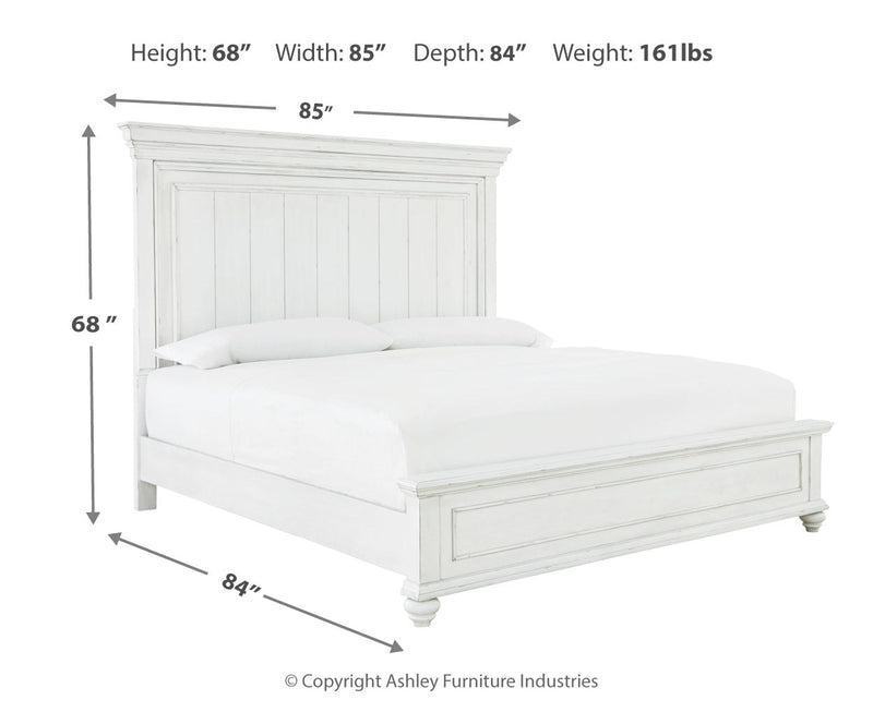 Kanwyn Panel Bed, Dresser, Mirror, Chest & Nightstand, Bedroom Set