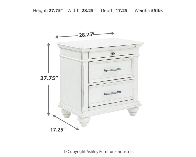 Kanwyn Panel Bed, Dresser, Mirror, Chest & Nightstand, Bedroom Set