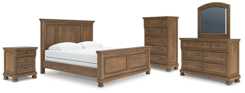 Feddinger Bed, Dresser, Mirror, Chest & Nightstand, Bedroom Set