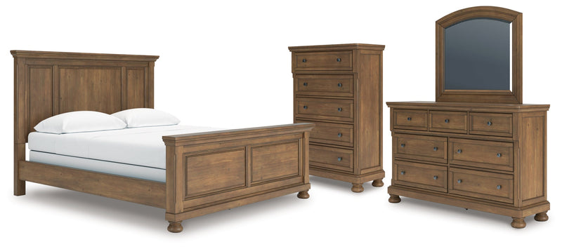 Feddinger Bed, Dresser, Mirror, Chest & Nightstand, Bedroom Set