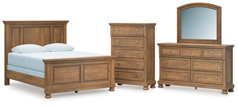 Feddinger Bed, Dresser, Mirror, Chest & Nightstand, Bedroom Set