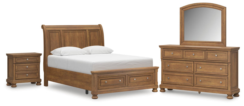 Feddinger Bed, Dresser, Mirror, Chest & Nightstand, Bedroom Set