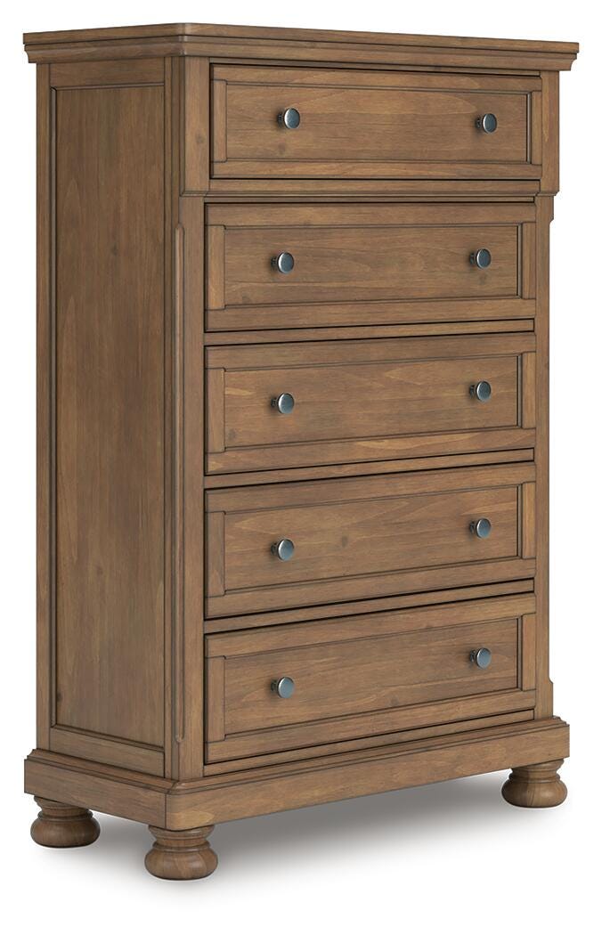 Feddinger Bed, Dresser, Mirror, Chest & Nightstand, Bedroom Set