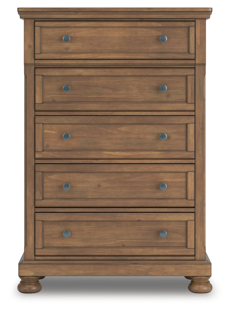 Feddinger Bed, Dresser, Mirror, Chest & Nightstand, Bedroom Set
