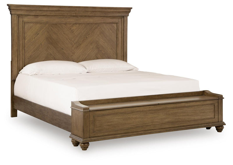 Waynely King Panel Storage Bed