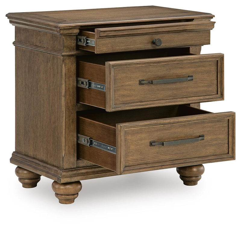 Waynely Three Drawer Night Stand