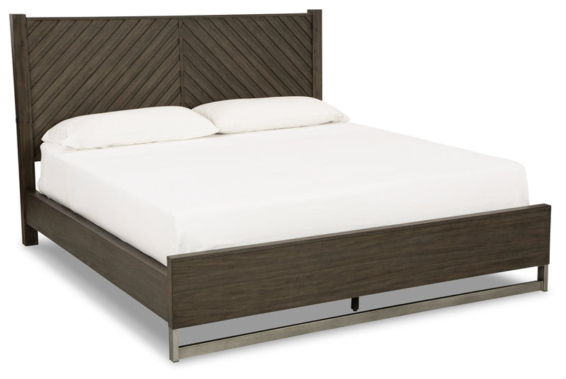 Arkenton Panel Bed, Dresser & Mirror, Bedroom Set