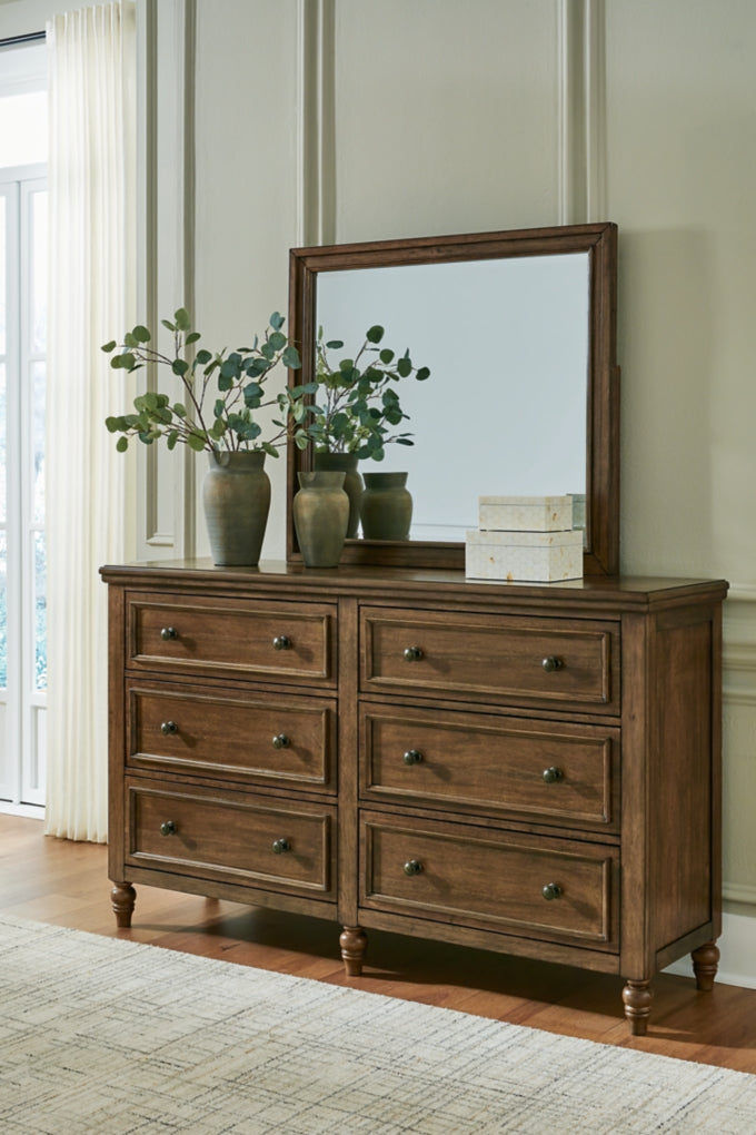 Sturlayne Upholstered Panel Bed, Dresser, Mirror, Chest & Nightstand, Bedroom Set