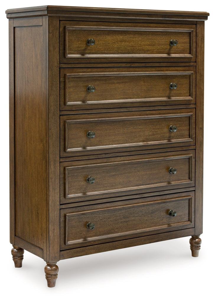 Sturlayne Upholstered Panel Bed, Dresser, Mirror, Chest & Nightstand, Bedroom Set
