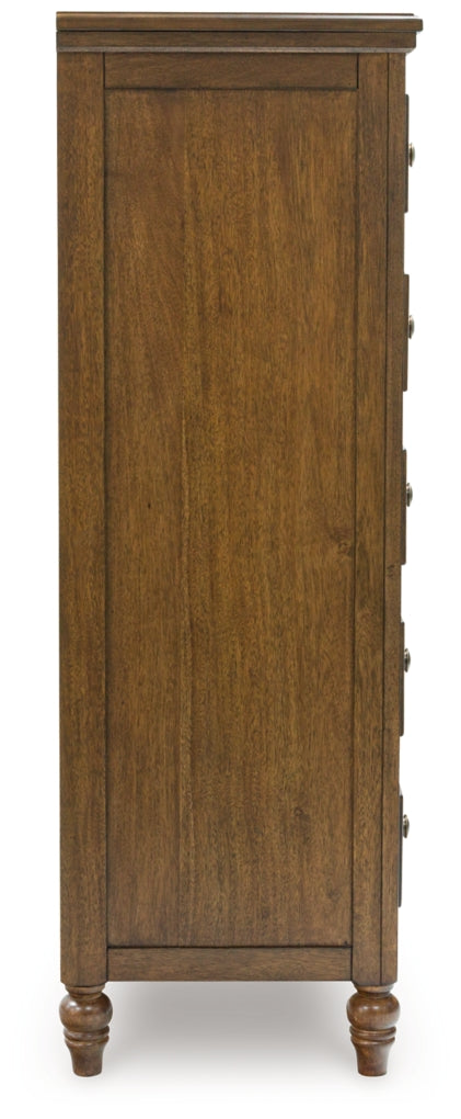 Sturlayne Upholstered Panel Bed, Dresser, Mirror, Chest & Nightstand, Bedroom Set
