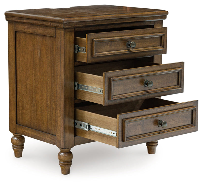 Sturlayne Upholstered Panel Bed, Dresser, Mirror, Chest & Nightstand, Bedroom Set