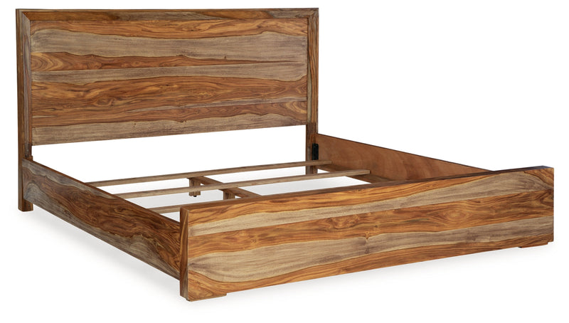 Dressonni Panel Bed, Dresser, Mirror, Chest & Nightstand, Bedroom Set