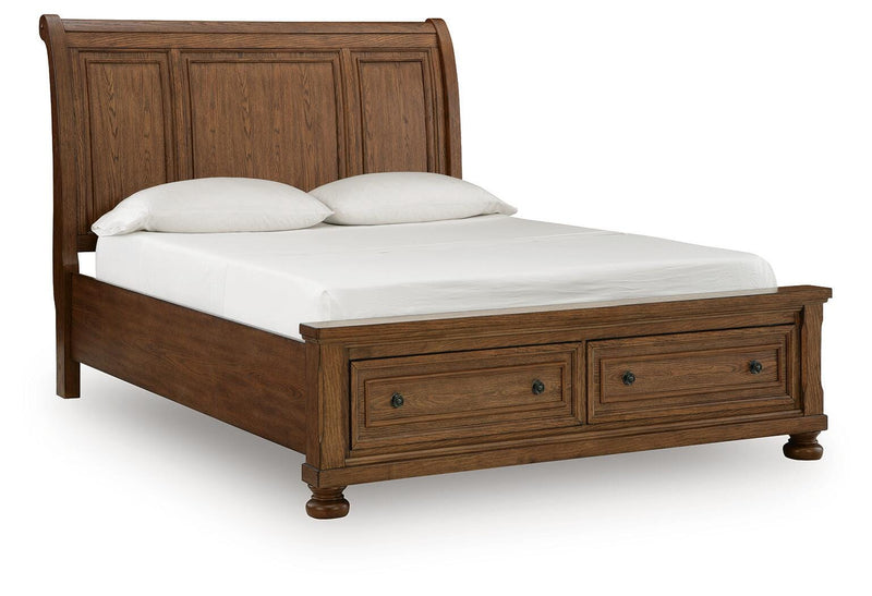 Zackaryn Beds Queen Sleigh Storage Bed
