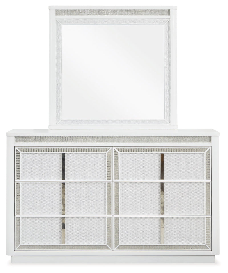 Chalanna Upholstered Storage Bed, Dresser, Mirror, Chest & Nightstand, Bedroom Set