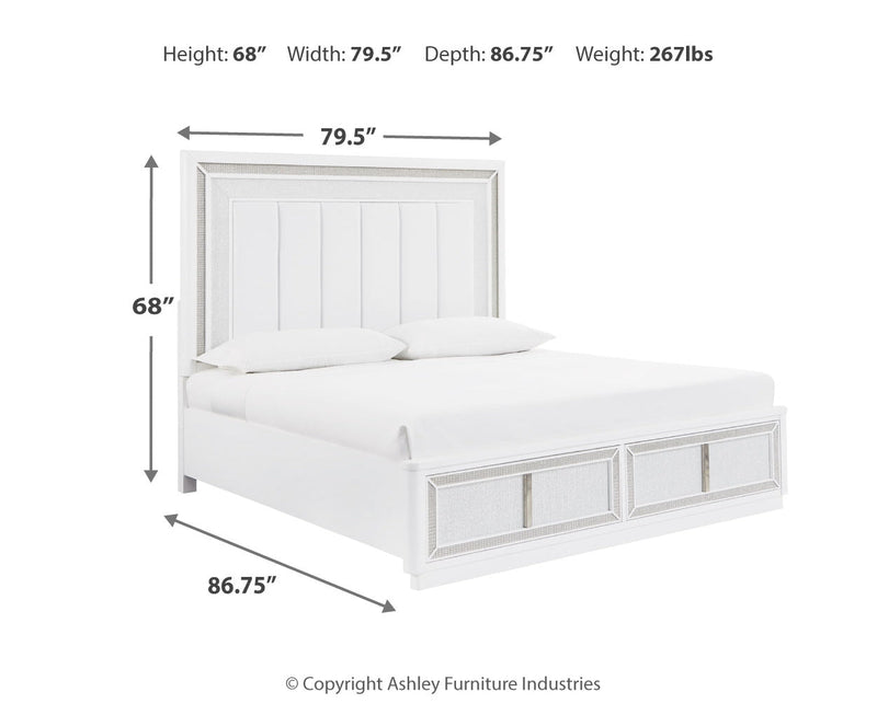 Chalanna Upholstered Storage Bed, Dresser, Mirror, Chest & Nightstand, Bedroom Set