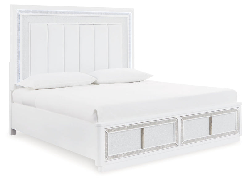 Chalanna Upholstered Storage Bed, Dresser, Mirror, Chest & Nightstand, Bedroom Set