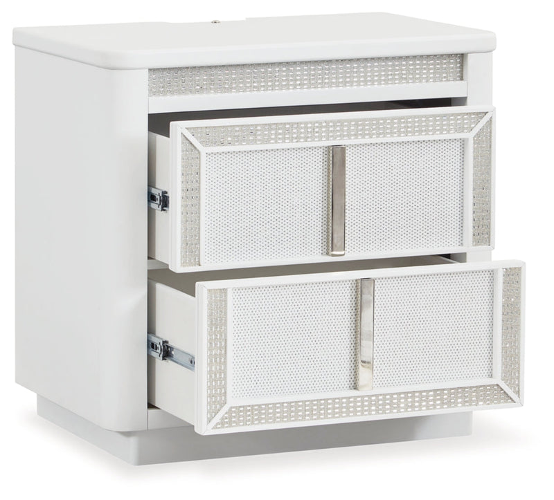 Chalanna Upholstered Storage Bed, Dresser, Mirror, Chest & Nightstand, Bedroom Set