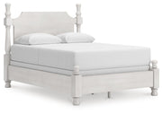 Rowlenstown Poster Bed, Dresser, Mirror & Nightstand, Bedroom Set
