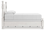 Rowlenstown Poster Bed, Dresser, Mirror & Nightstand, Bedroom Set