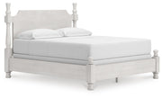Rowlenstown Poster Bed, Dresser, Mirror & Nightstand, Bedroom Set