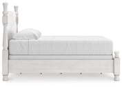 Rowlenstown Poster Bed, Dresser, Mirror & Nightstand, Bedroom Set