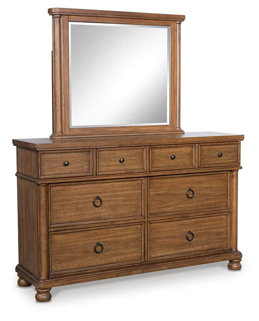 Chadworth Dresser and Mirror Brown
