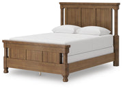 Rowlenstown Poster Bed, Dresser, Mirror & Nightstand, Bedroom Set