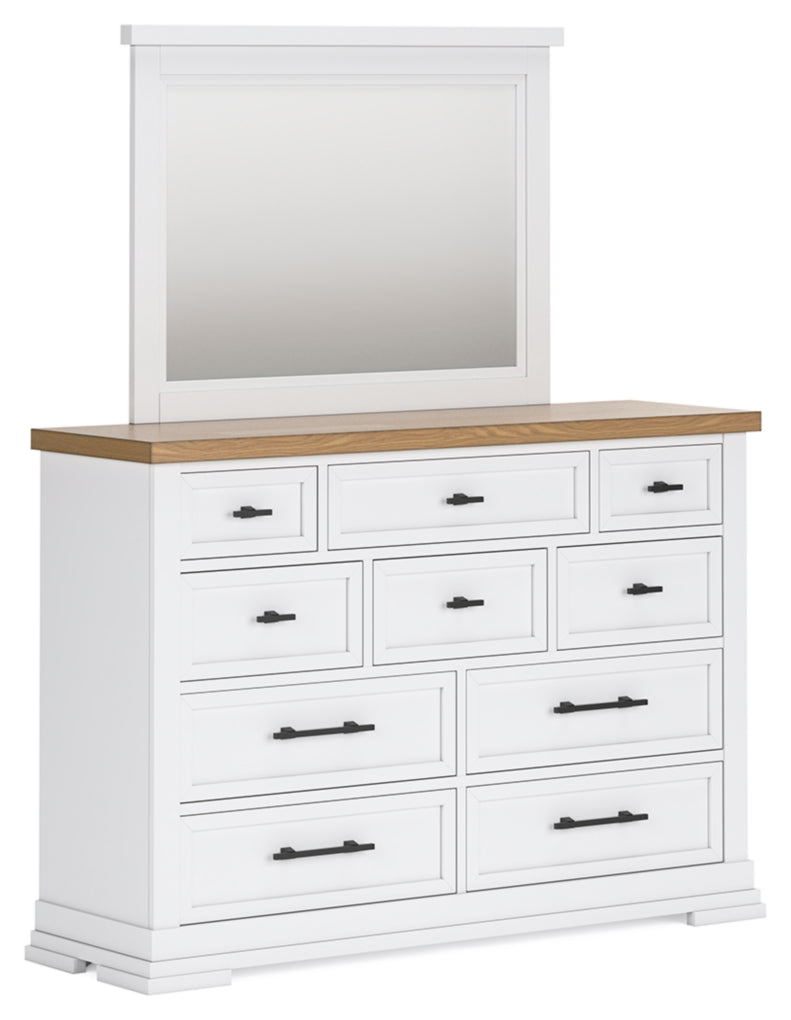Ashbryn Panel Storage Bed, Dresser, Mirror, Chest & Nightstand, Bedroom Set