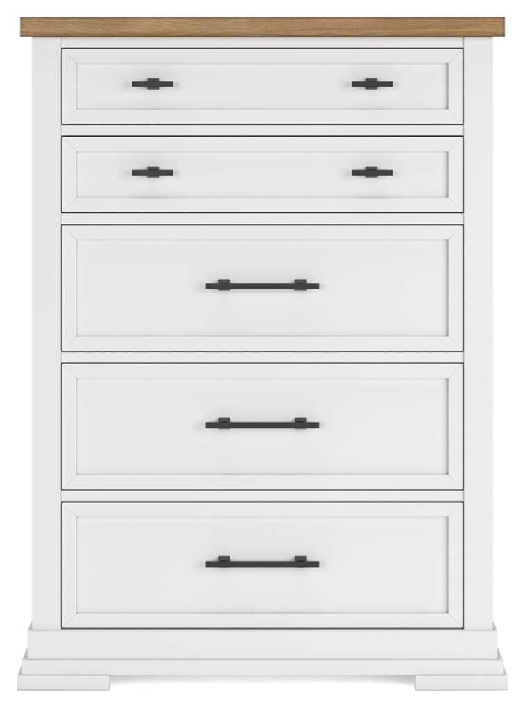 Ashbryn Panel Storage Bed, Dresser, Mirror, Chest & Nightstand, Bedroom Set