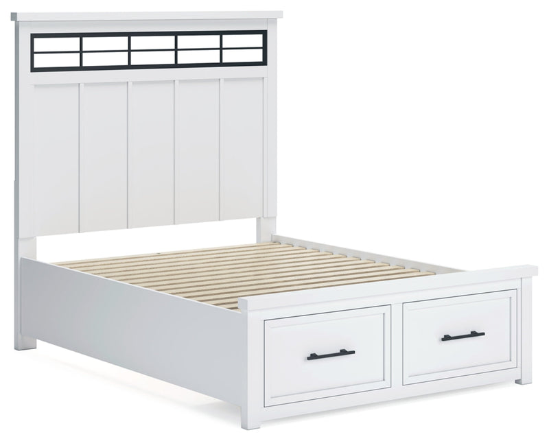 Ashbryn Panel Storage Bed