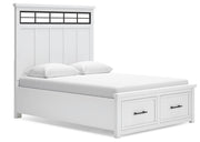 Ashbryn Panel Storage Bed, Dresser, Mirror, Chest & Nightstand, Bedroom Set