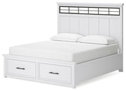 Ashbryn Panel Storage Bed, Dresser, Mirror, Chest & Nightstand, Bedroom Set