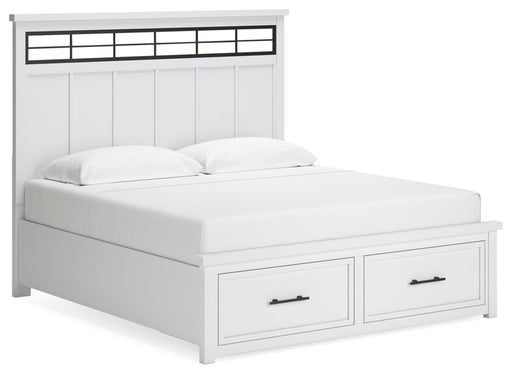 Ashbryn Panel Storage Bed King